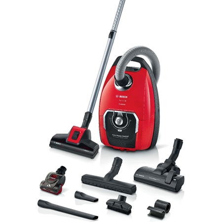 BOSCH BGB8PET3A Serie 8 ProAnimal Stofzuiger met Zak - Rood